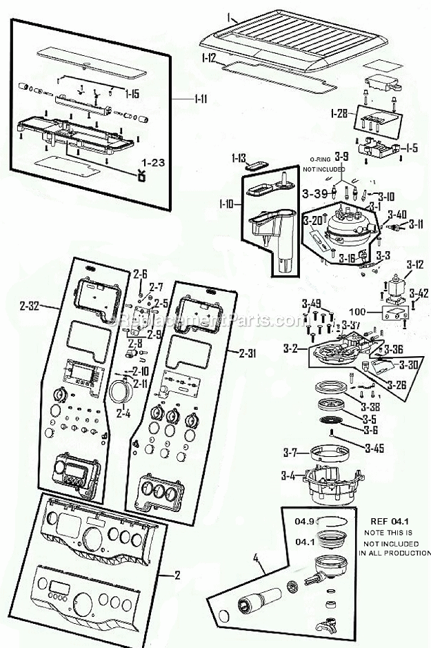 Breville BES900XL The Dual Boiler Page B Diagram