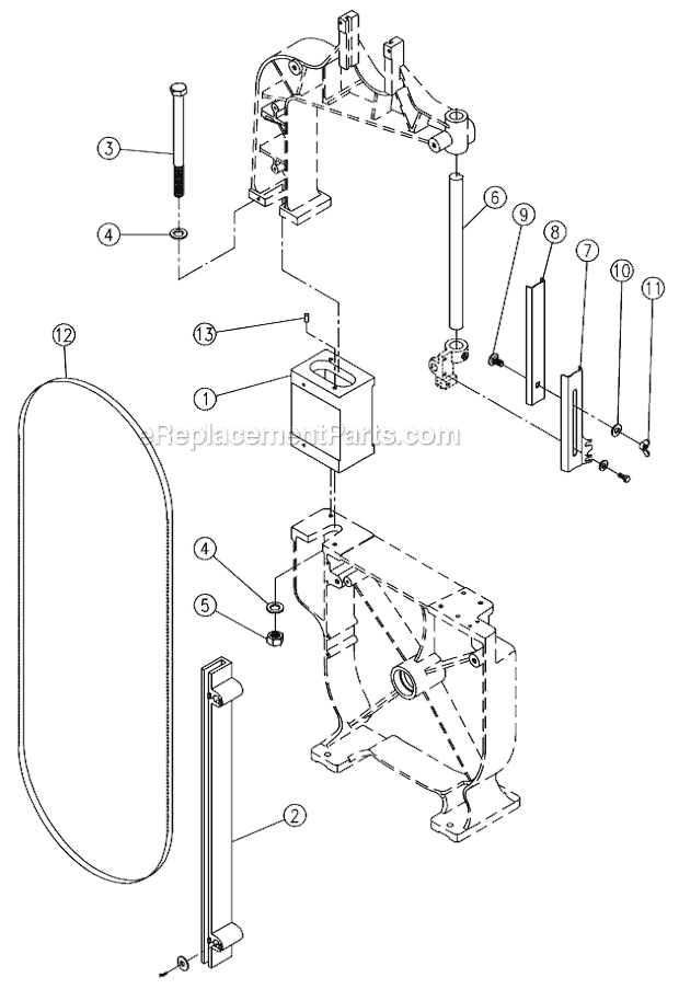Jet J-8203VS 14 Inch Vertical Band Saw Page D Diagram